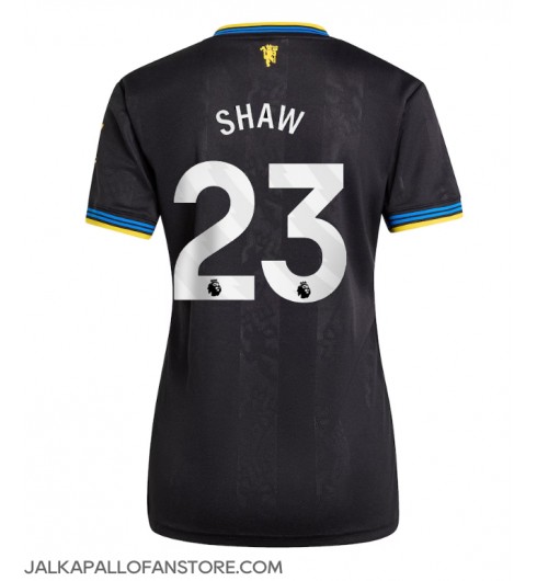 Manchester United Luke Shaw #23 Kolmaspaita Naisten 2025-26 Lyhythihainen Manchester United Luke Shaw #23 Kolmaspaita Naisten 2025-26 Lyhythihainen